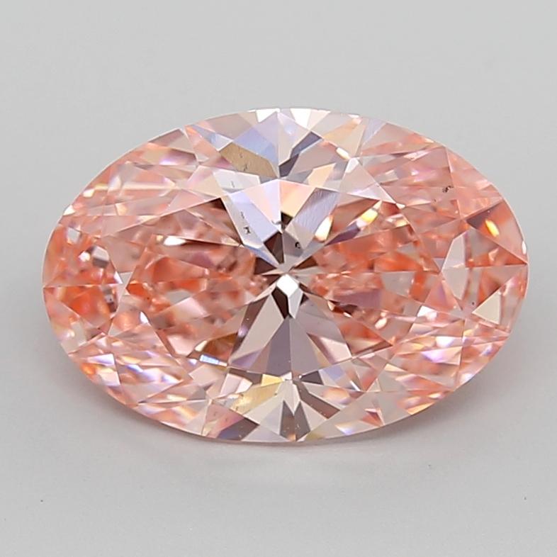 4.00 Ct. Fancy Vivid  Pink Oval Lab Grown Diamond