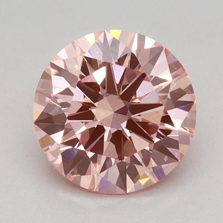 0.90 Ct. Fancy Intense Pink Round Lab Grown Diamond