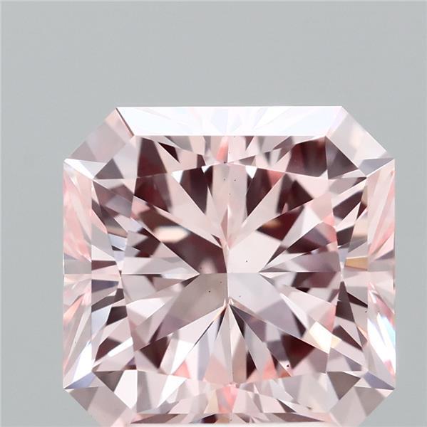 2.85 Ct. Fancy Intense Pink Radiant Lab Grown Diamond