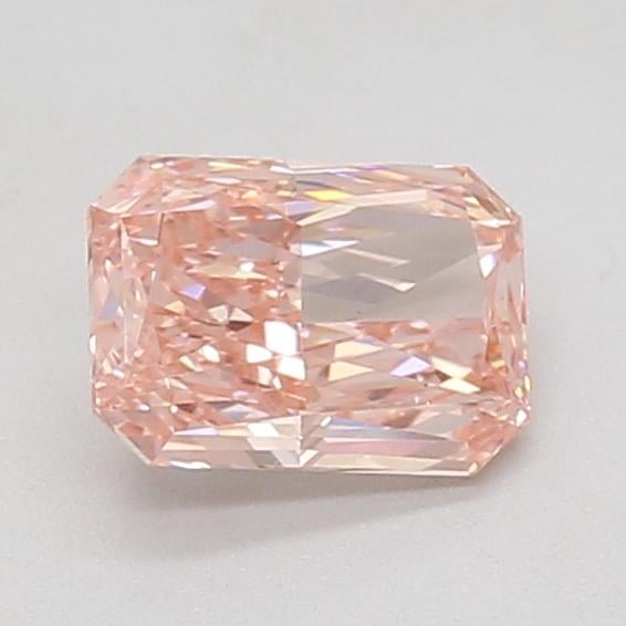 1.00 Ct. Fancy Vivid Pink Radiant Lab Grown Diamond