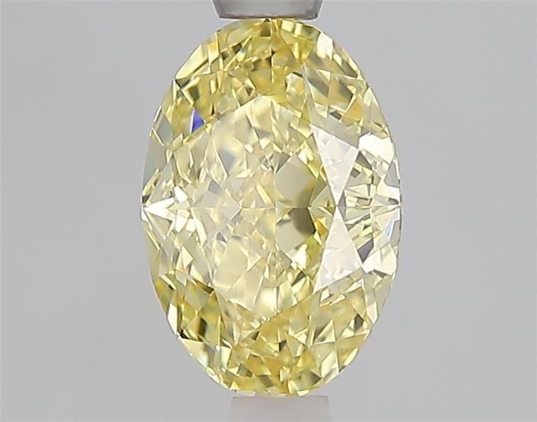 1.52 Ct. Fancy Intense  Yellow Oval Lab Grown Diamond