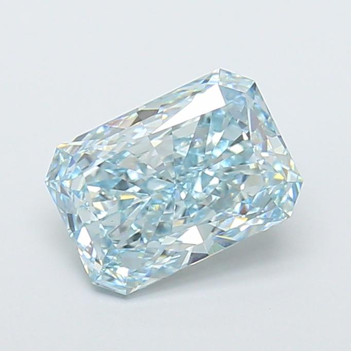2.02 Ct. Fancy Intense Blue Radiant Lab Grown Diamond