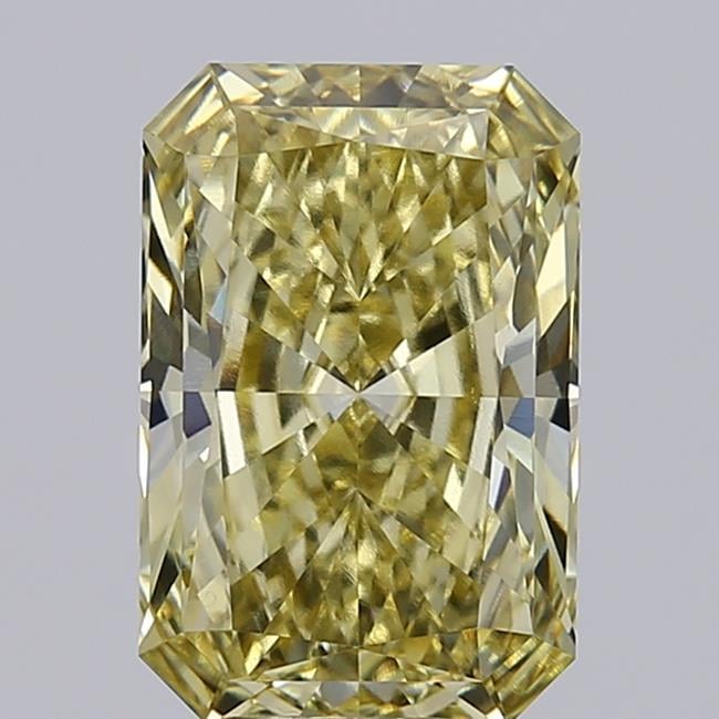 5.08 Ct. Fancy Intense  Yellow Radiant Lab Grown Diamond