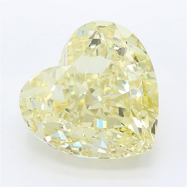 9.23 Ct. Fancy Yellow Heart Lab Grown Diamond