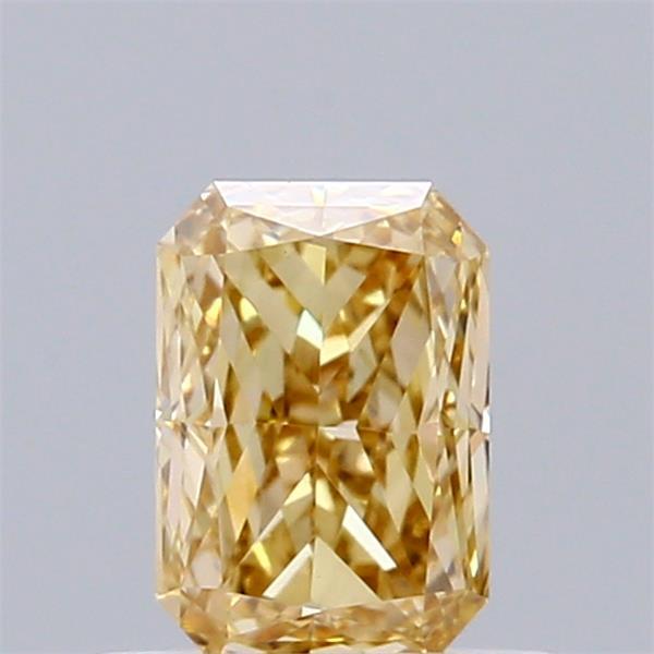 0.55 Ct. Fancy Brownish Yellow Radiant Lab Grown Diamond
