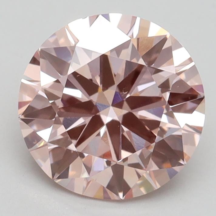 2.06 Ct. Fancy Intense Pink Round Lab Grown Diamond