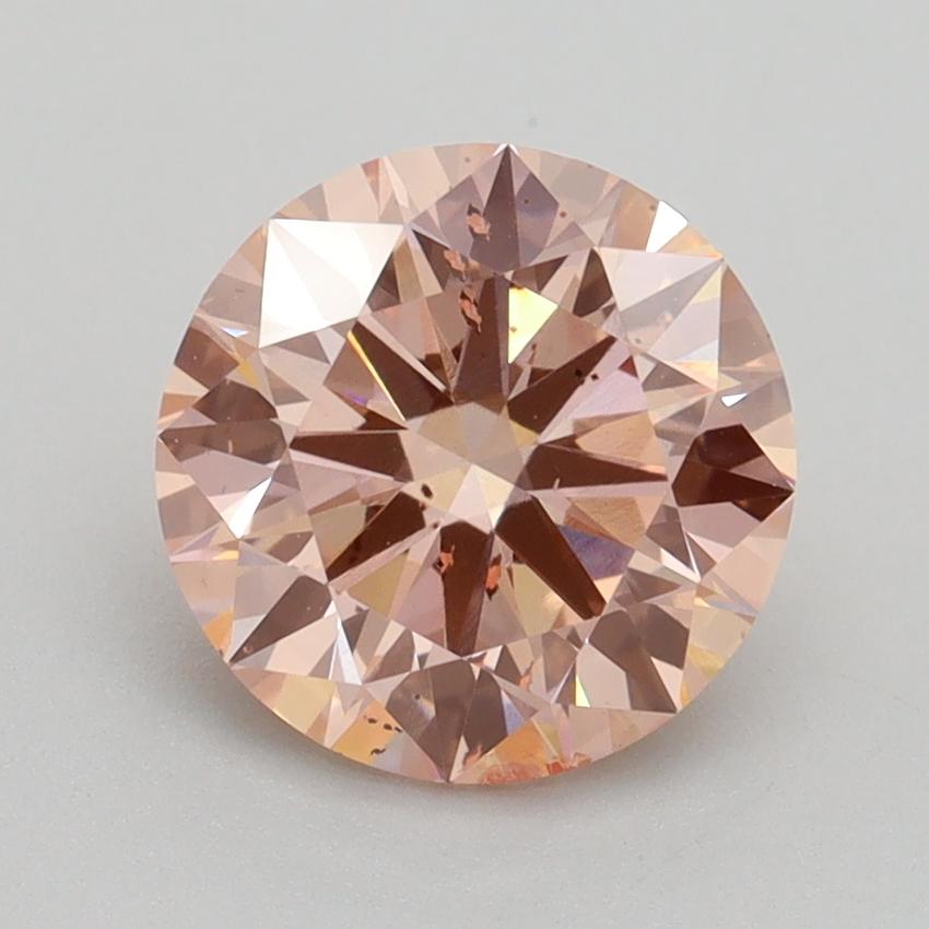 2.11 Ct. Fancy Intense Pink Round Lab Grown Diamond
