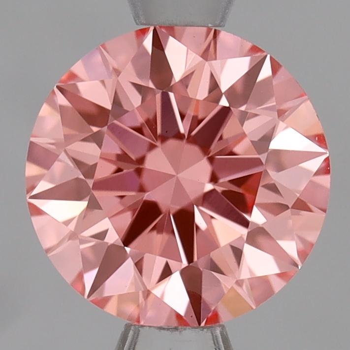 1.03 Ct. Fancy Vivid Pink Round Lab Grown Diamond
