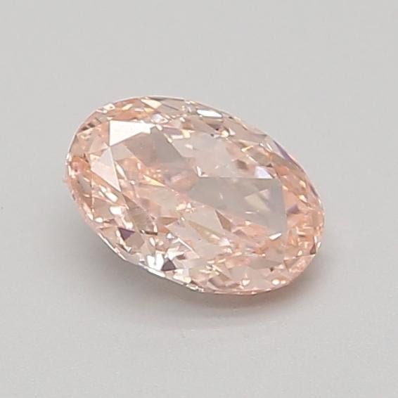 0.83 Ct. Fancy Intense Pink Oval Lab Grown Diamond