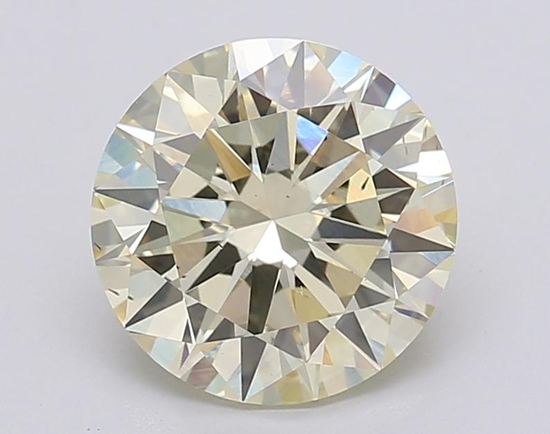 2.50 Ct. Fancy Light Yellow Round Lab Grown Diamond