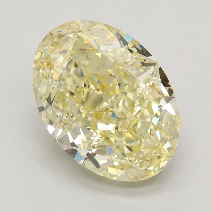 2.36 Ct. Fancy Intense Yellow Oval Lab Grown Diamond