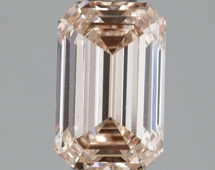 1.02 Ct. Fancy Light Brownish Pink Emerald Lab Grown Diamond