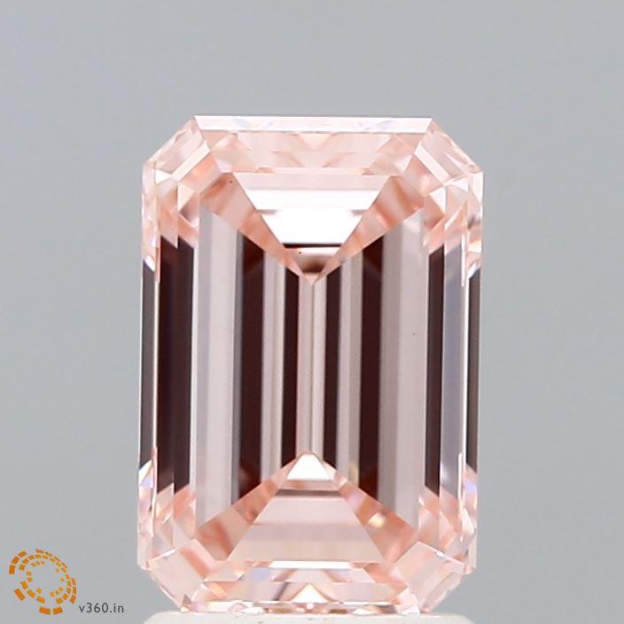 2.02 Ct. Fancy Intense Pink Emerald Lab Grown Diamond