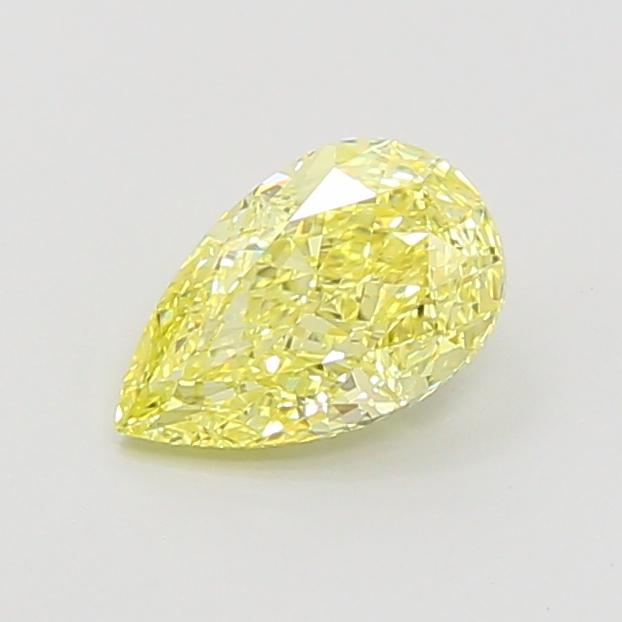1.03 Ct. Fancy Intense Yellow Pear Lab Grown Diamond