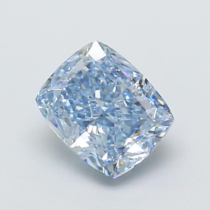 1.93 Ct. Fancy Intense  Blue Cushion Lab Grown Diamond