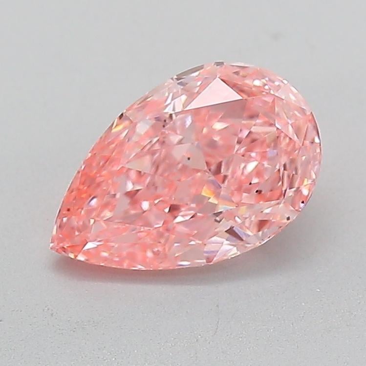 1.06 Ct. Fancy Vivid  Pink Pear Lab Grown Diamond