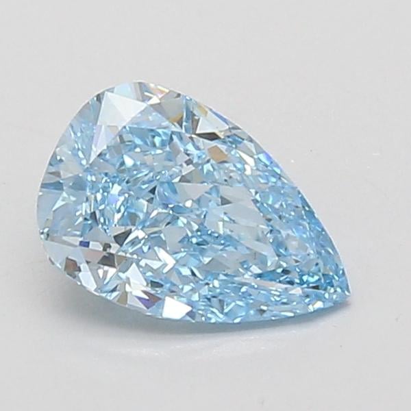1.07 Ct. Fancy Vivid Blue Pear Lab Grown Diamond