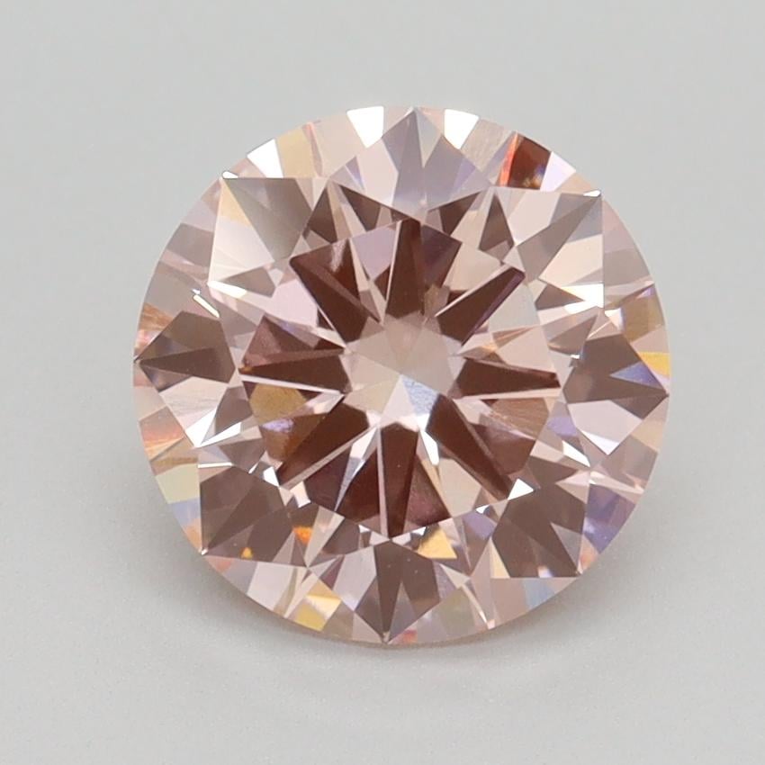 2.04 Ct. Fancy Intense Pink Round Lab Grown Diamond