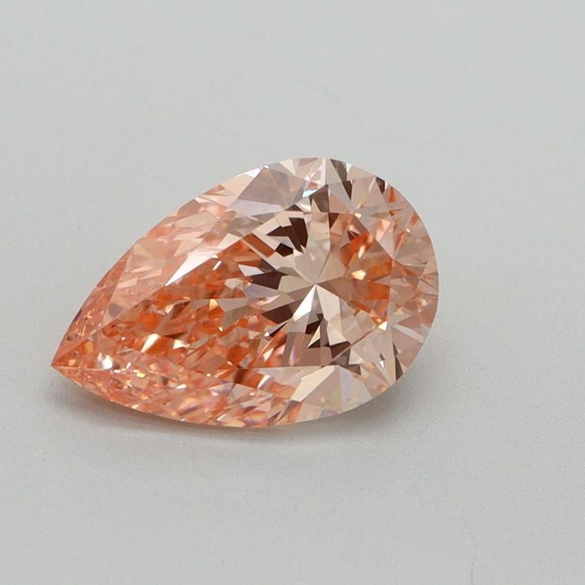 1.35 Ct. Fancy Vivid Pink Pear Lab Grown Diamond