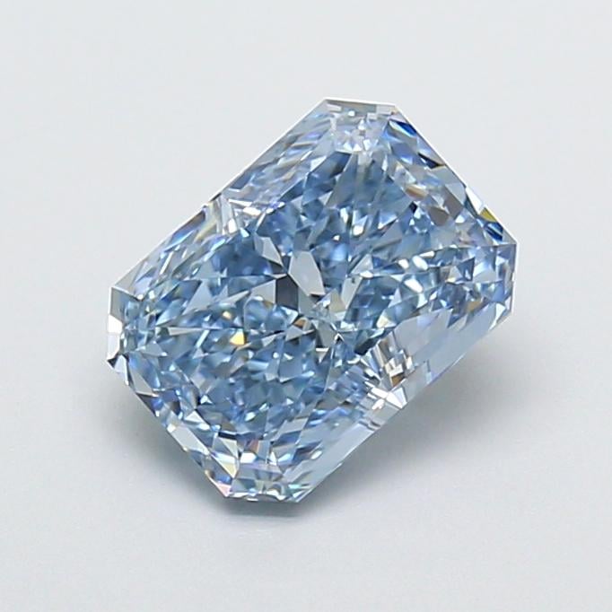 2.04 Ct. Fancy Vivid  Blue Radiant Lab Grown Diamond
