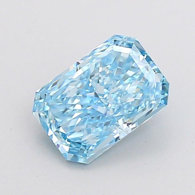 1.18 Ct. Fancy Vivid  Blue Radiant Lab Grown Diamond