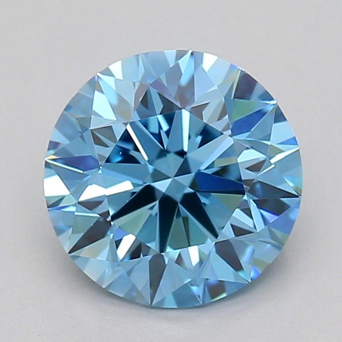 1.00 Ct. Fancy Vivid  Blue Round Lab Grown Diamond