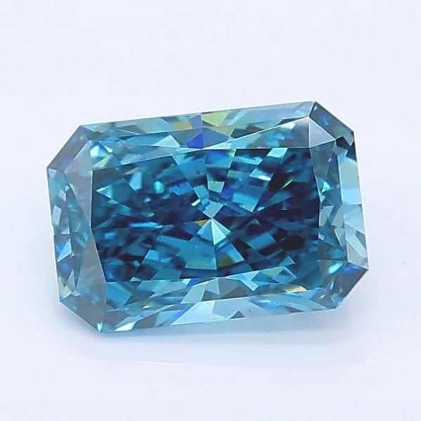 0.95 Ct. Fancy Deep Blue Radiant Lab Grown Diamond