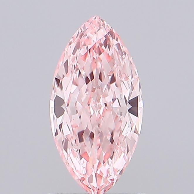 1.14 Ct. Fancy Vivid Pink Marquise Lab Grown Diamond