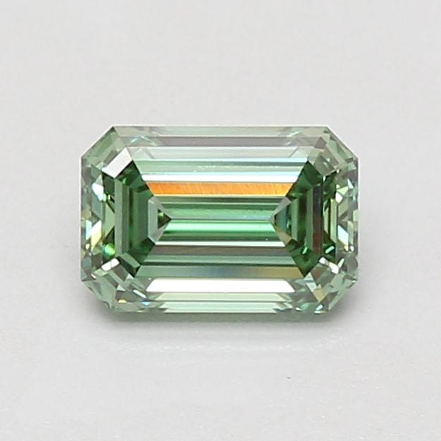 0.93 Ct. Fancy Vivid Green Emerald Lab Grown Diamond