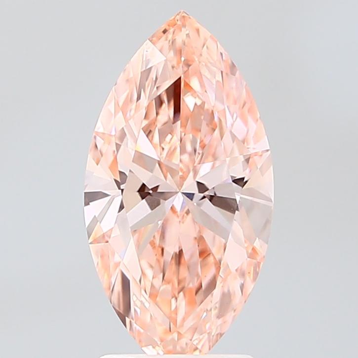 2.06 Ct. Fancy Vivid Pink Marquise Lab Grown Diamond