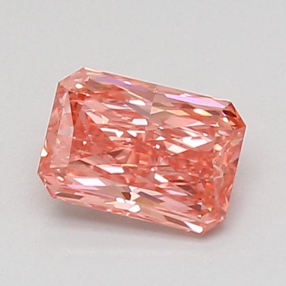 0.92 Ct. Fancy Vivid Pink Radiant Lab Grown Diamond