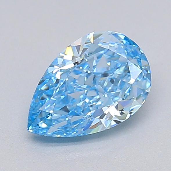 1.03 Ct. Fancy Vivid  Blue Pear Lab Grown Diamond