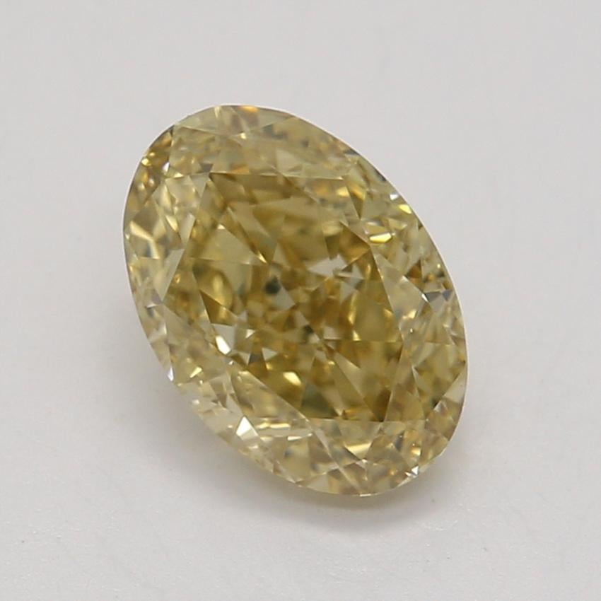 0.71 Ct. Fancy Brownish Yellow Oval Diamond