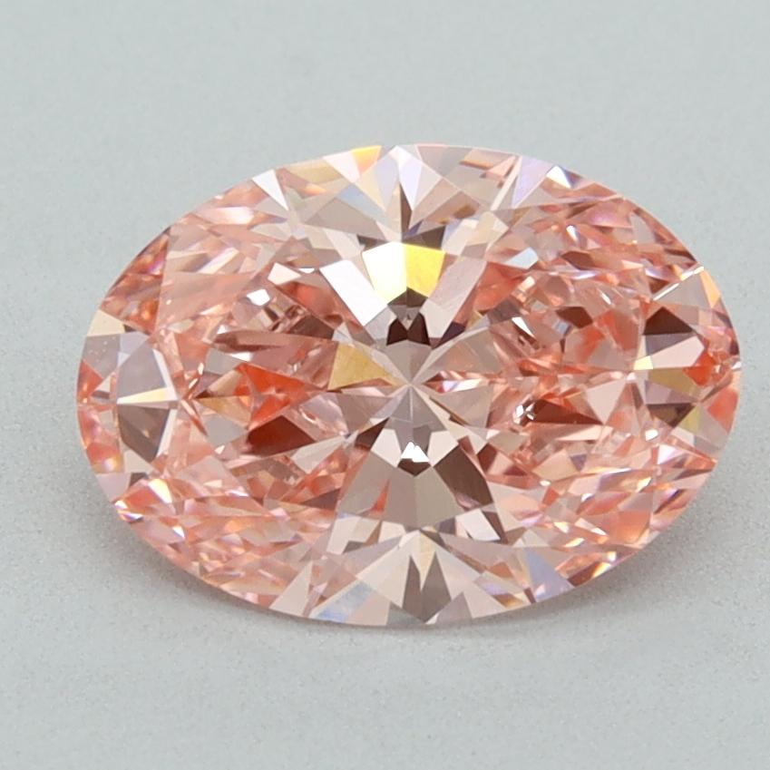 2.05 Ct. Fancy Vivid  Pink Oval Lab Grown Diamond