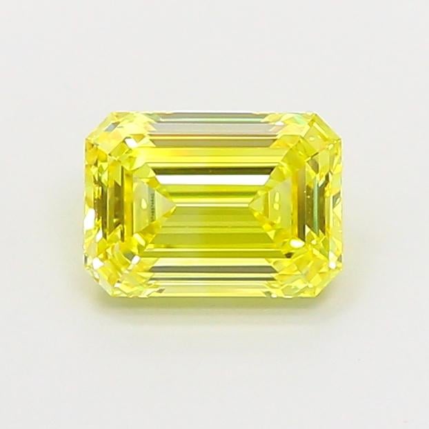 1.24 Ct. Fancy Intense Yellow Emerald Lab Grown Diamond