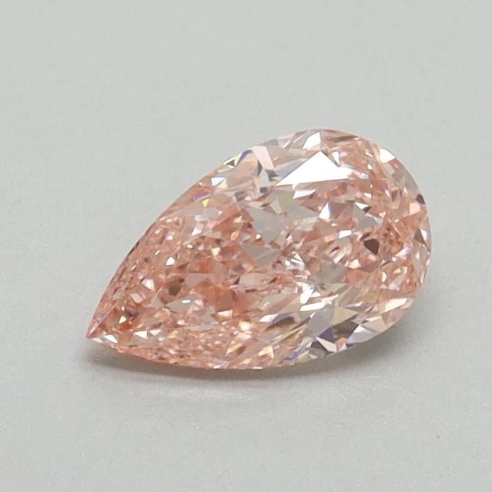 0.51 Ct. Fancy Vivid Pink Pear Lab Grown Diamond