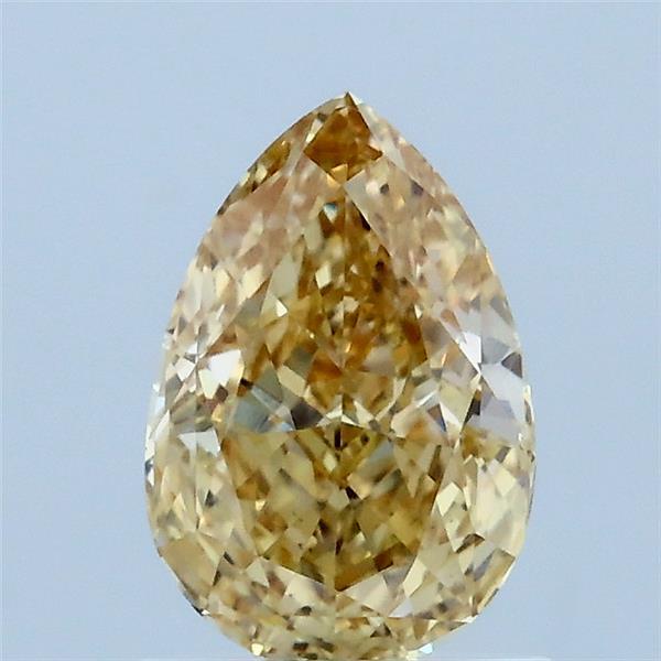 1.11 Ct. Fancy Intense Brownish Yellow Pear Lab Grown Diamond