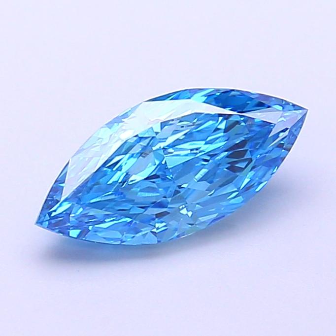 1.16 Ct. Fancy Vivid  Blue Marquise Lab Grown Diamond