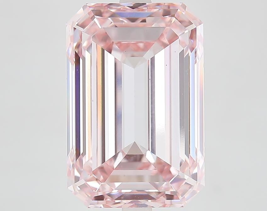 10.21 Ct. Fancy Pink Emerald Lab Grown Diamond