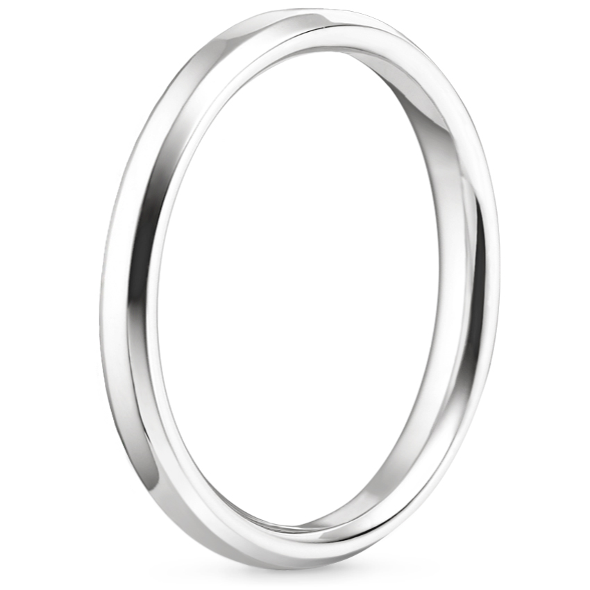 High Polish Beveled Edge Women's Wedding Ring | Finley | Brilliant Earth