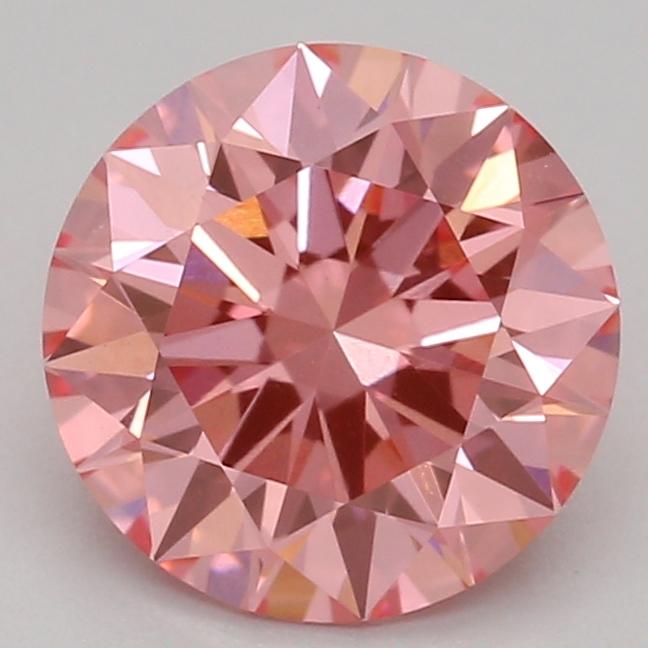 1.09 Ct. Fancy Vivid Pink Round Lab Grown Diamond