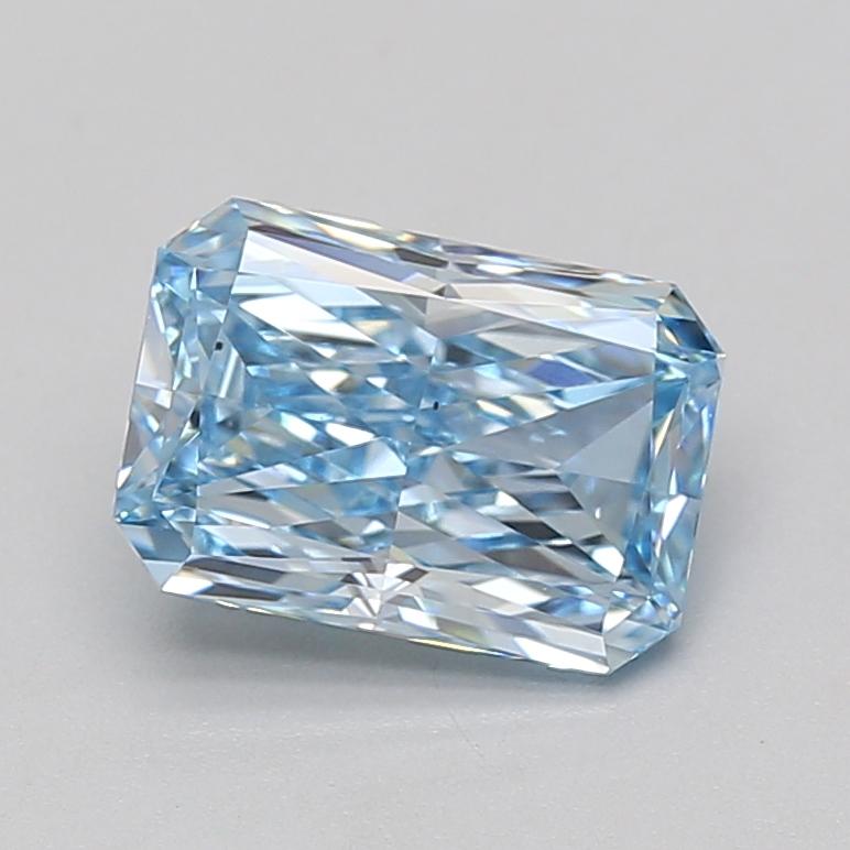 2.09 Ct. Fancy Vivid Blue Radiant Lab Grown Diamond