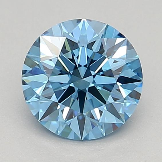 1.04 Ct. Fancy Vivid Blue Round Lab Grown Diamond