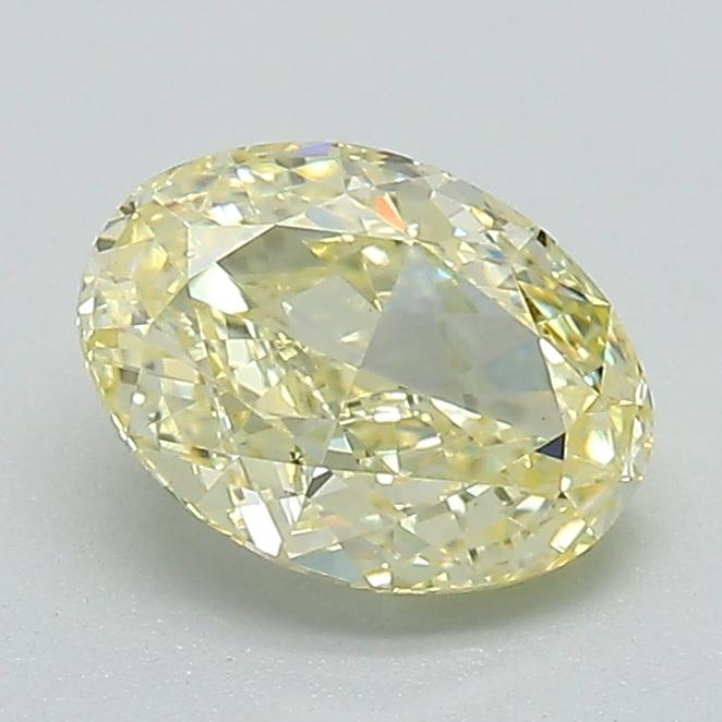 1.11 Ct. Fancy Yellow Oval Lab Grown Diamond