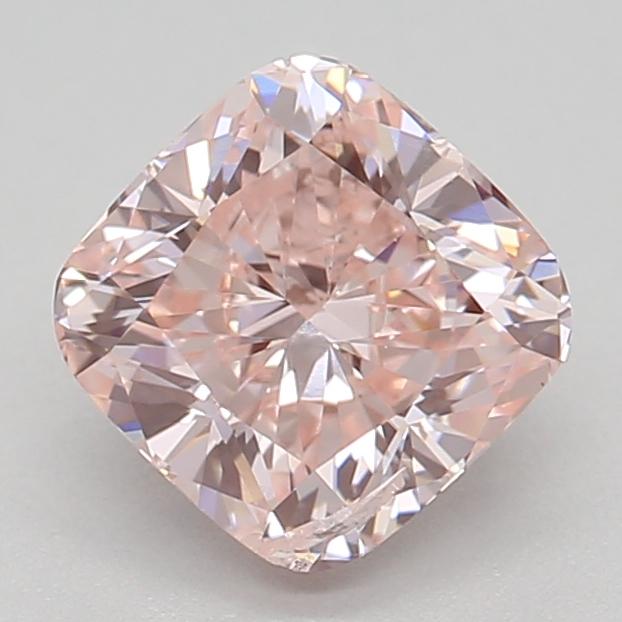 0.85 Ct. Fancy Intense  Pink Cushion Lab Grown Diamond