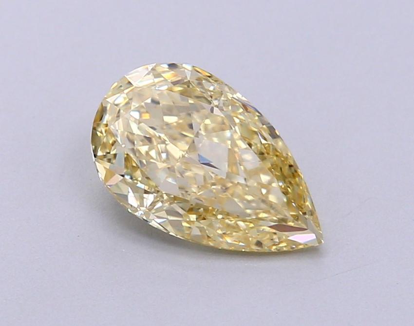 1.12 Ct. Fancy Intense Yellow Pear Lab Grown Diamond