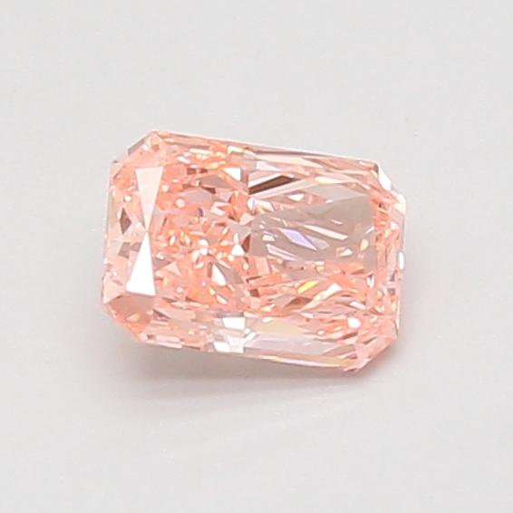 0.59 Ct. Fancy Vivid Pink Radiant Lab Grown Diamond