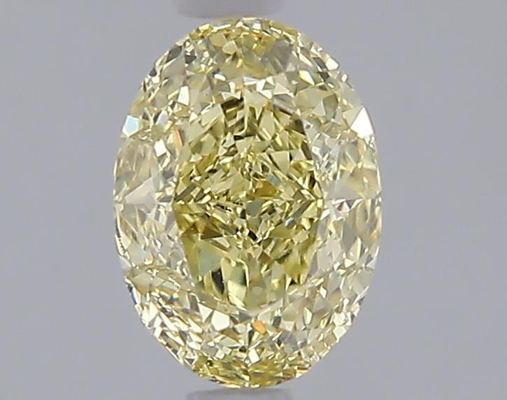 1.22 Ct. Fancy Intense  Yellow Oval Lab Grown Diamond
