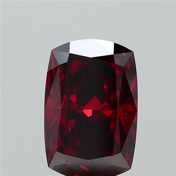 2.03 Ct. Fancy Intense Brownish Orange Cushion Lab Grown Diamond