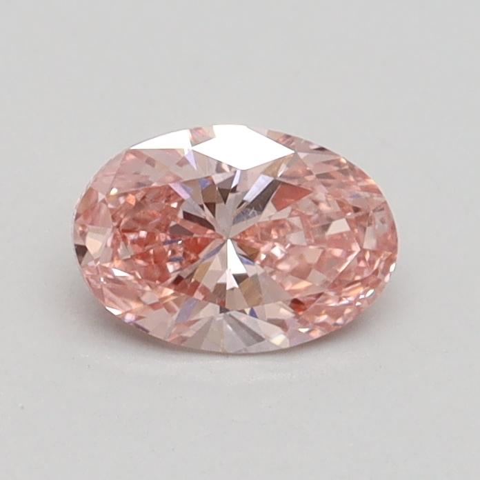 0.50 Ct. Fancy Intense Pink Oval Lab Grown Diamond